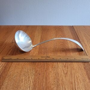 Vintage Silver Plated Ladel 1/2 Cup 11"